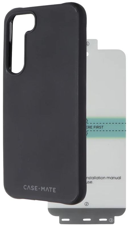 Case-Mate Protection Pack Phone Case & Screen Protector for Samsung Galaxy S23+ - Black by Case-Mate - Refurbished - Brand New condition - US$8.78