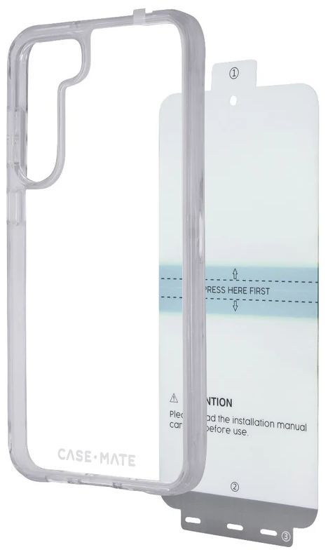 Case-Mate Protection Pack Phone Case & Screen Protector for Samsung Galaxy S23+ - Clear by Case-Mate - Refurbished - Brand New condition - US$8.78
