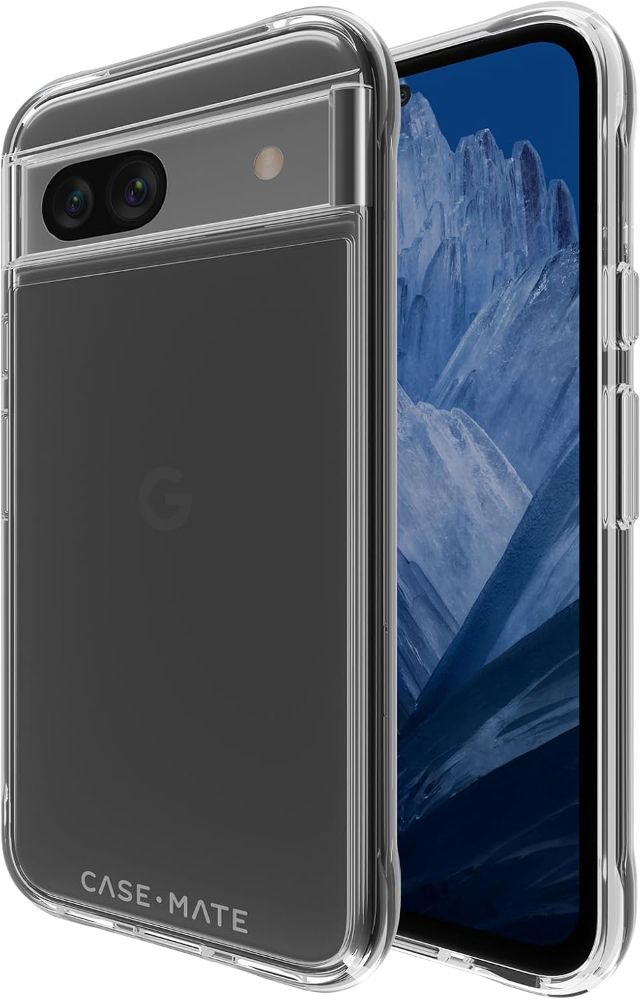 Case-Mate Protection Pack Signature Phone Case & Screen Protector for Google Pixel 8a - Clear - Brand New by Case-Mate - Refurbished - Brand New condition - US$10.43