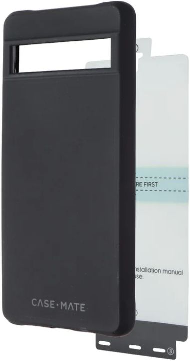Case-Mate Protection Pack (Tough Case + Screen Protector) for Pixel 7a - Black by Case-Mate - Refurbished - Brand New condition - US$8.78