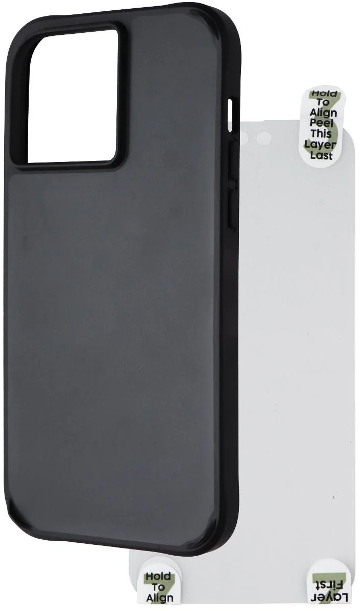 Case-Mate Protection Pack Tough Case & Screen for iPhone 14 Pro Max - Black by Case-Mate - Refurbished - Very Good condition - US$8.78
