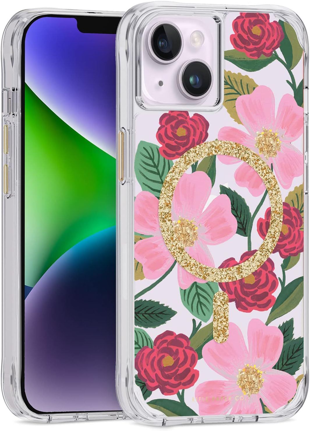 Case-Mate & Rifle Paper Co. Phone Case with Magsafe for iPhone 14 Plus - Rose Garden by Case-Mate - Refurbished - Very Good condition - US$10.43