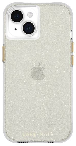 Case-Mate Sheer Crystal Phone Case for iPhone 15 - Gold by Case-Mate - Refurbished - Brand New condition - US$14.48
