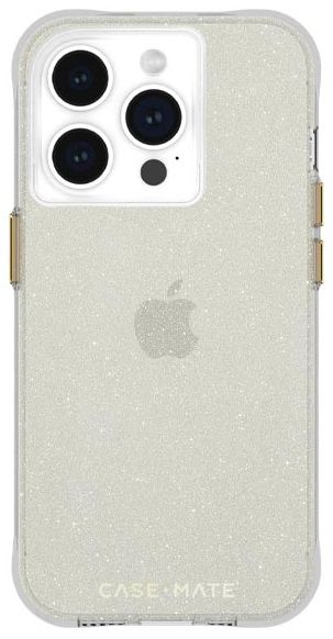 Case-Mate Sheer Crystal Phone Case for iPhone 15 Pro Max - Gold by Case-Mate - Refurbished - Brand New condition - US$39.98