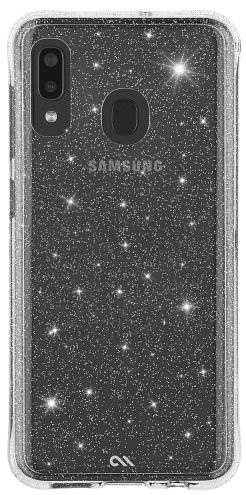 Case-Mate Sheer Crystal Series Phone Case for Galaxy A20 - Clear/Glitter by Case-Mate - Refurbished - Brand New condition - US$10.43
