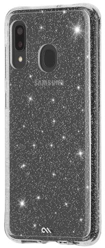 Case-Mate Sheer Crystal Series Phone Case for Galaxy A20 - Clear/Glitter by Case-Mate - Refurbished - Brand New condition - Image 3