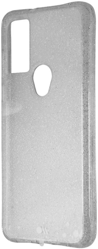 Case-Mate Sheer Crystal Series Phone Case for Motorola Moto G Pure - Clear/Glitter by Case-Mate - Refurbished - Brand New condition - US$8.78