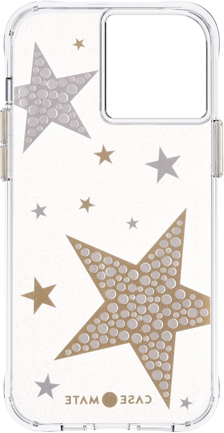 Case-Mate Sheer Superstar Phone Case for iPhone 13 Pro Max - Clear/Rhinestone Stars by Case-Mate - Refurbished - Like New condition - Image 2