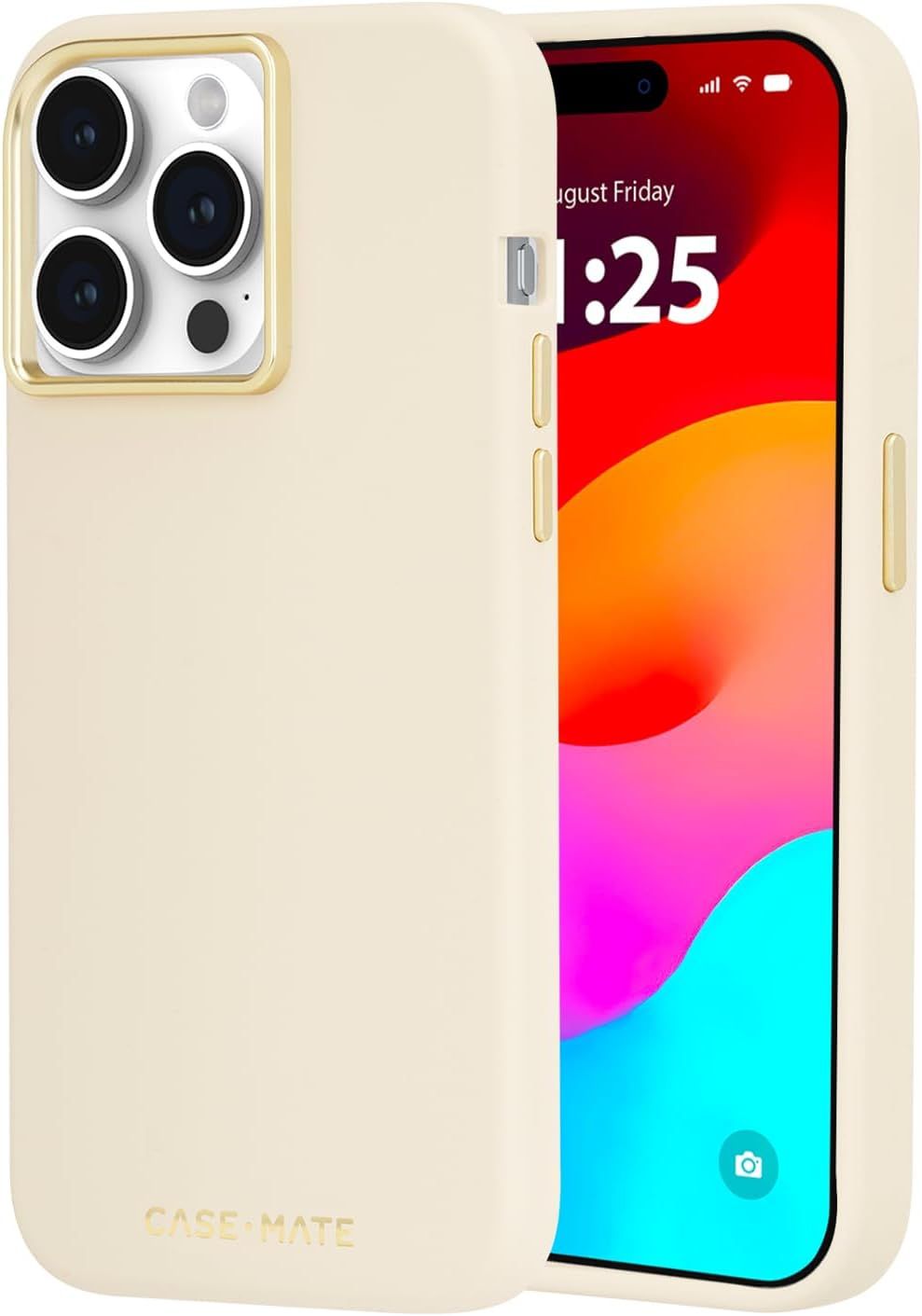 Case-Mate Silicone Phone Case with MagSafe for iPhone 15 Pro Max - Beige by Case-Mate - Refurbished - Brand New condition - Image 2