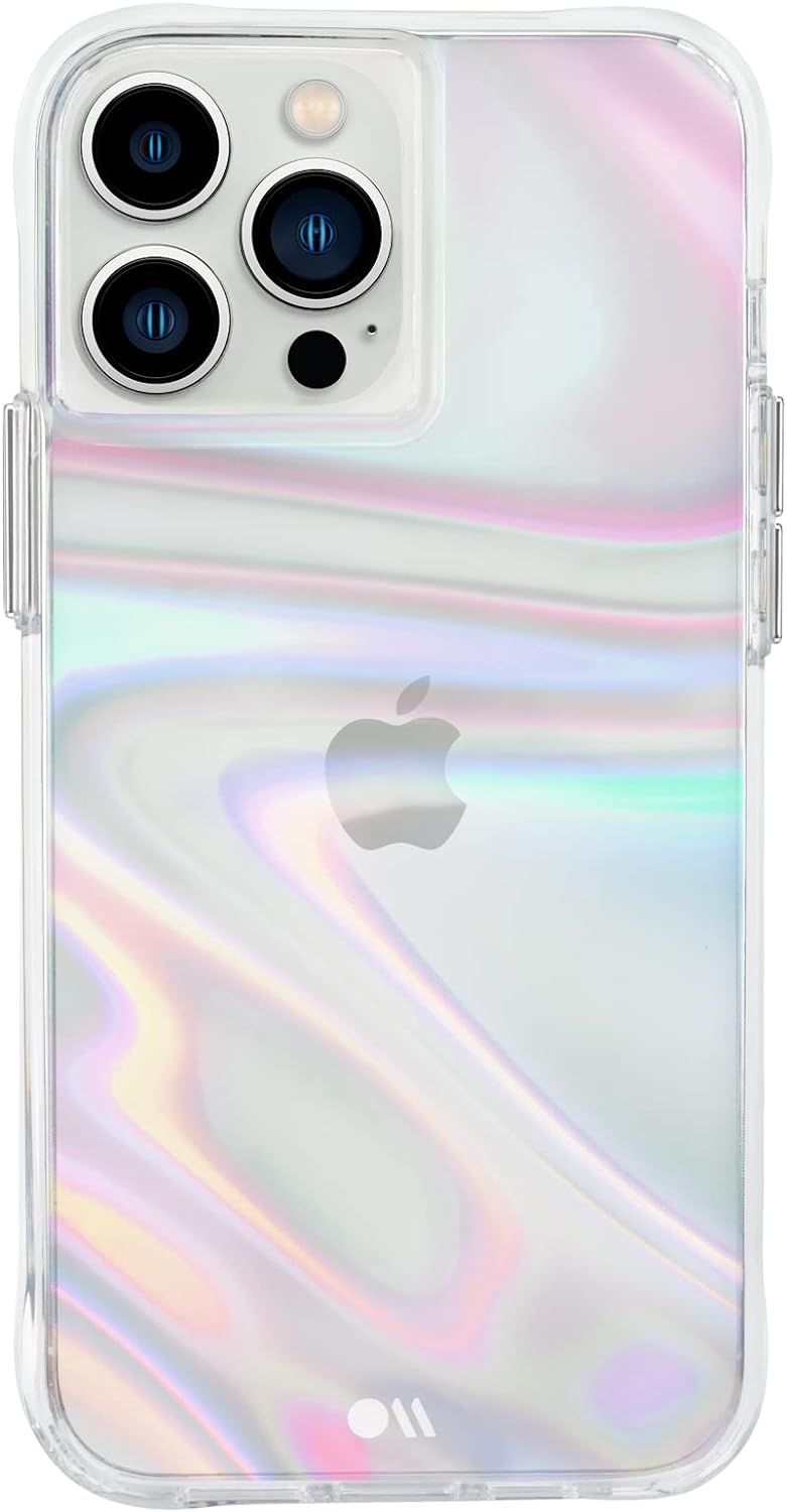 Case-Mate Soap Bubble Phone Case for iPhone 13 Pro Max - Iridescent by Case-Mate - Refurbished - Brand New condition - CA$60.49