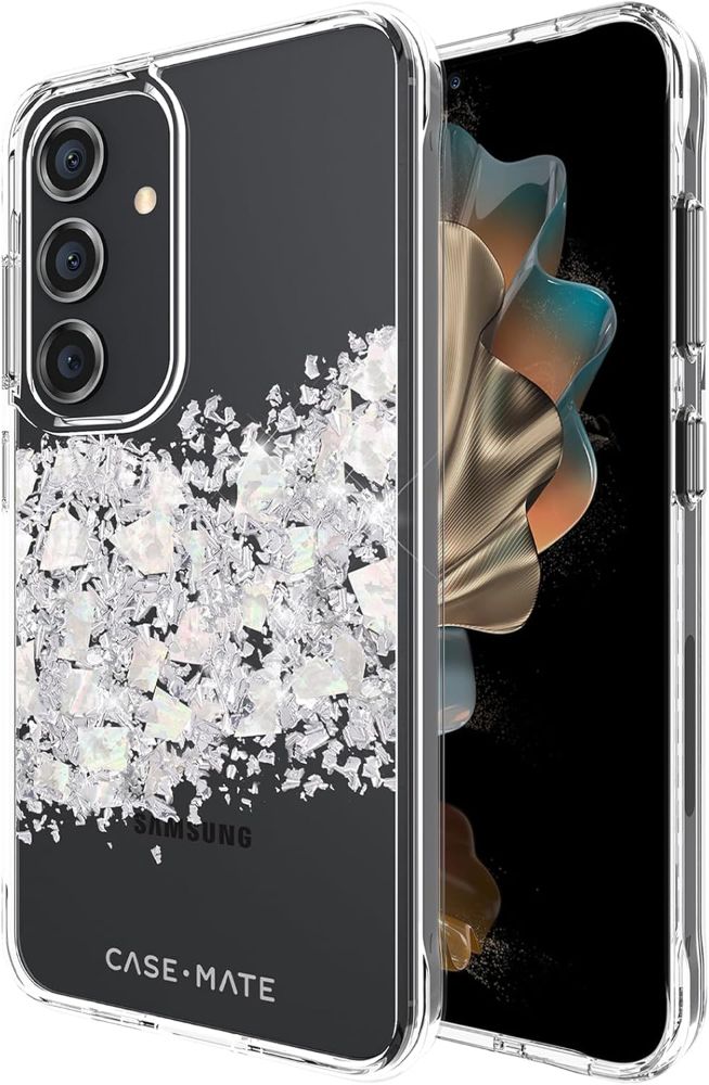 Case-Mate Touch of Pearl Phone Case for Samsung Galaxy S24+ - Clear/White - Brand New by Case-Mate - Refurbished - Brand New condition - US$14.42