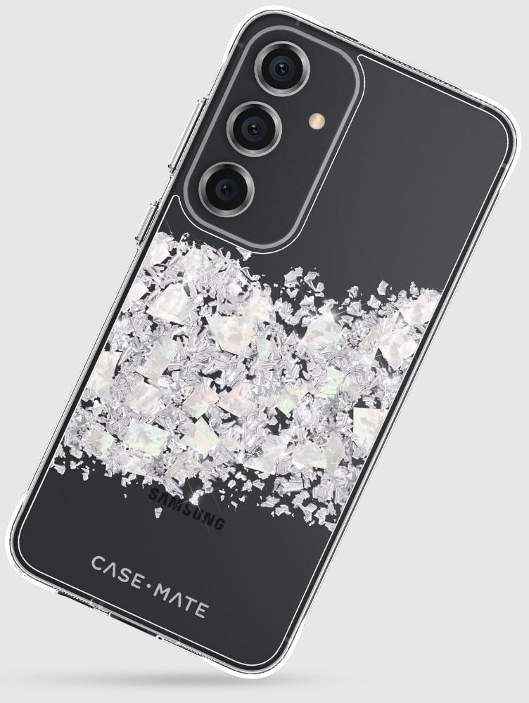 Case-Mate Touch of Pearl Phone Case for Samsung Galaxy S24+ - Clear/White - Brand New by Case-Mate - Refurbished - Brand New condition - Image 3