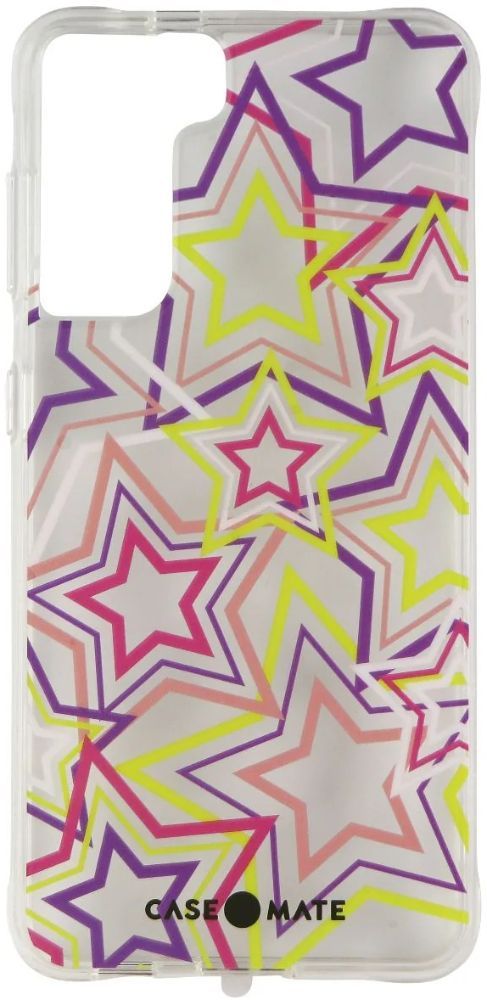 Case-Mate Tough Prints Series Phone Case for Samsung Galaxy S21 5G - Neon Stars by Case-Mate - Refurbished - Brand New condition - Image 2