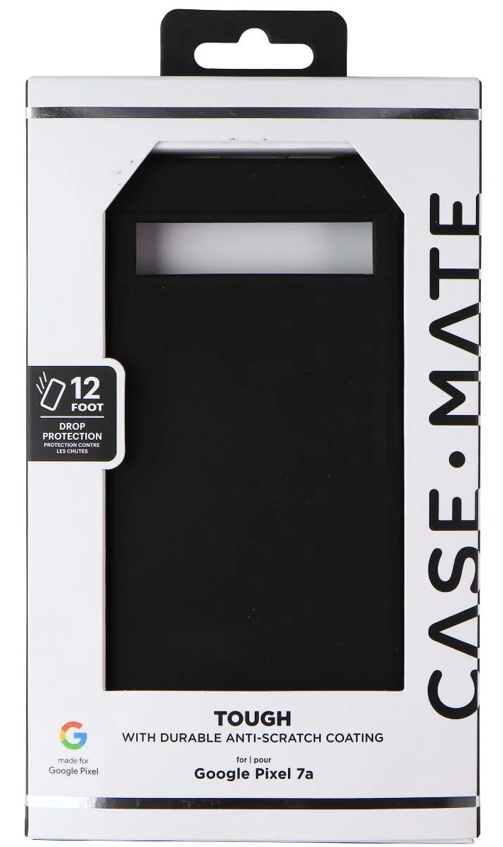 Case-Mate Tough Series Hardshell Case for Google Pixel 7a - Black by Case-Mate - Refurbished - Brand New condition - US$8.78