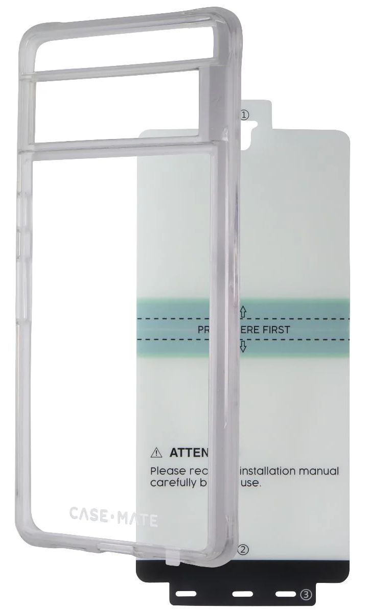 Case-Mate Tough Series Protection Pack for Google Pixel 7 Pro - Clear by Case-Mate - Refurbished - Very Good condition - US$19.99