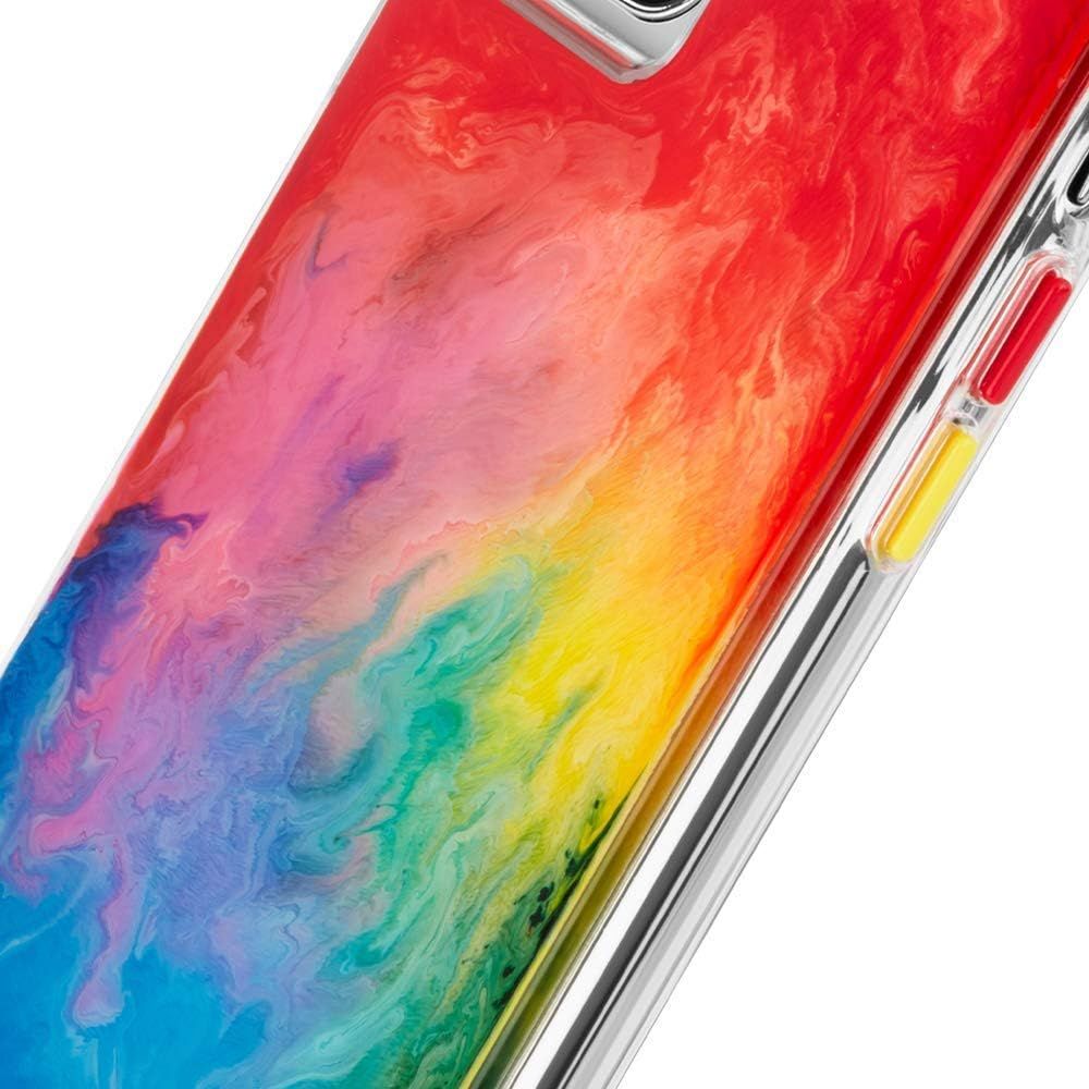 Case-Mate Tough Watercolor Phone Case for Apple iPhone 11 Pro - Rainbow Splash/Clear by Case-Mate - Image 5