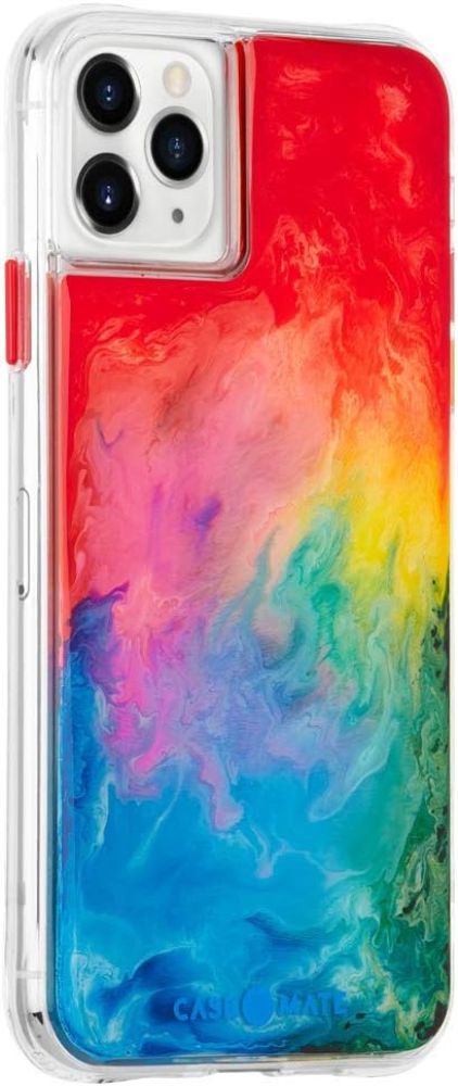 Case-Mate Tough Watercolor Phone Case for Apple iPhone 11 Pro - Rainbow Splash/Clear by Case-Mate - Image 7