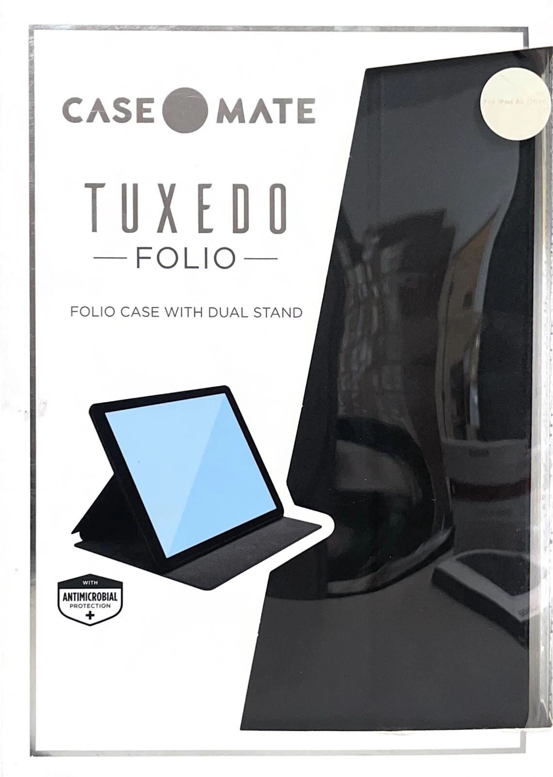 Case-Mate Tuxedo Folio iPad Case for iPad Air (2020-2022) - Black by Case-Mate - Refurbished - Brand New condition - Image 3