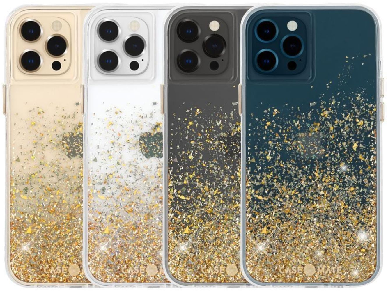 Case-Mate Twinkle Ombre Phone Case for iPhone 12 Pro Max - Twinkle Gold by Case-Mate - Refurbished - Brand New condition - Image 7