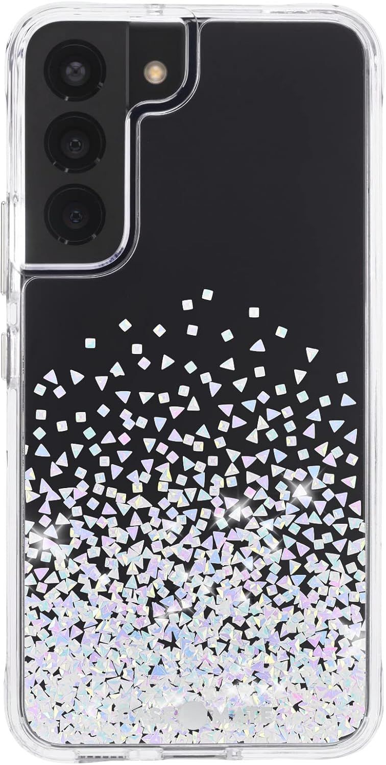 Case-Mate Twinkle Ombre Phone Case for Samsung Galaxy S22 - Diamond by Case-Mate - Refurbished - Good condition - US$12.98