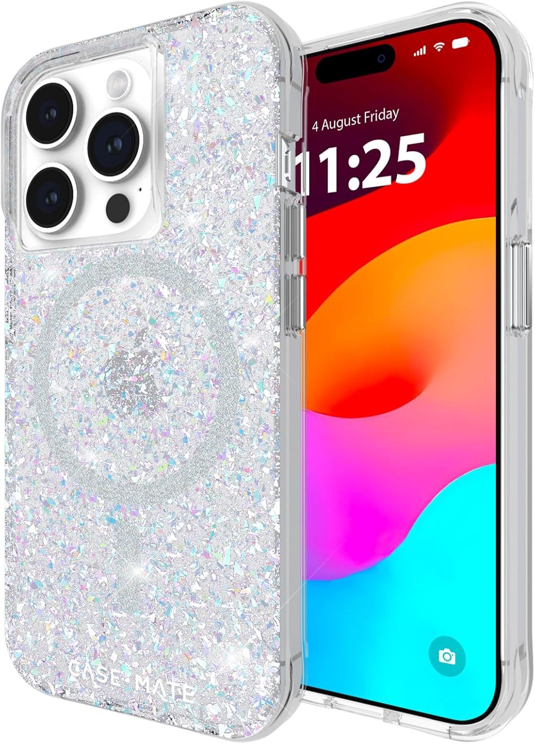 Case-Mate Case-Mate Twinkle Phone Case with MagSafe for iPhone 15 Pro - Disco by Case-Mate - Refurbished - Brand New condition - US$10.03