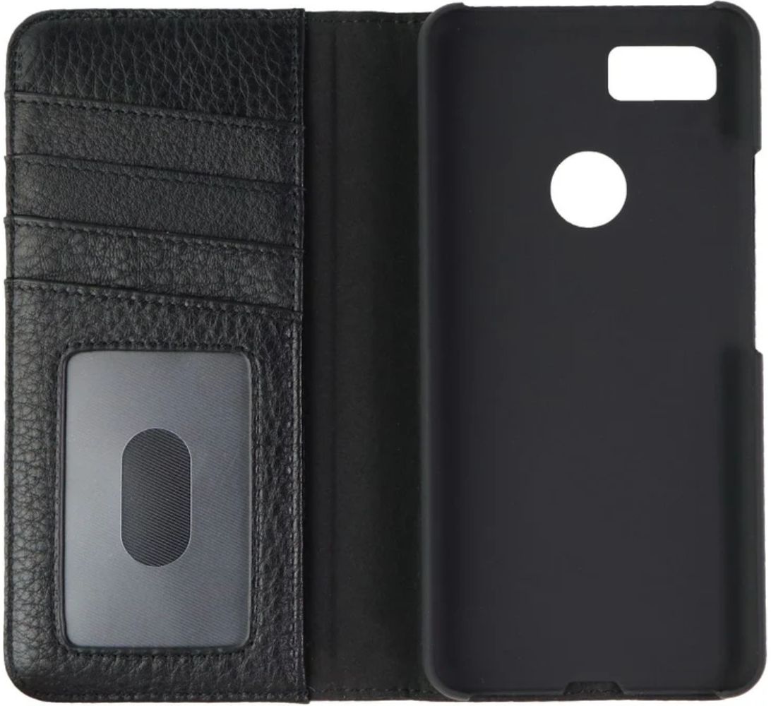 Case-Mate Wallet Folio Genuine Leather Phone Case for Google Pixel 3 XL - Black by Case-Mate - Refurbished - Brand New condition - Image 2