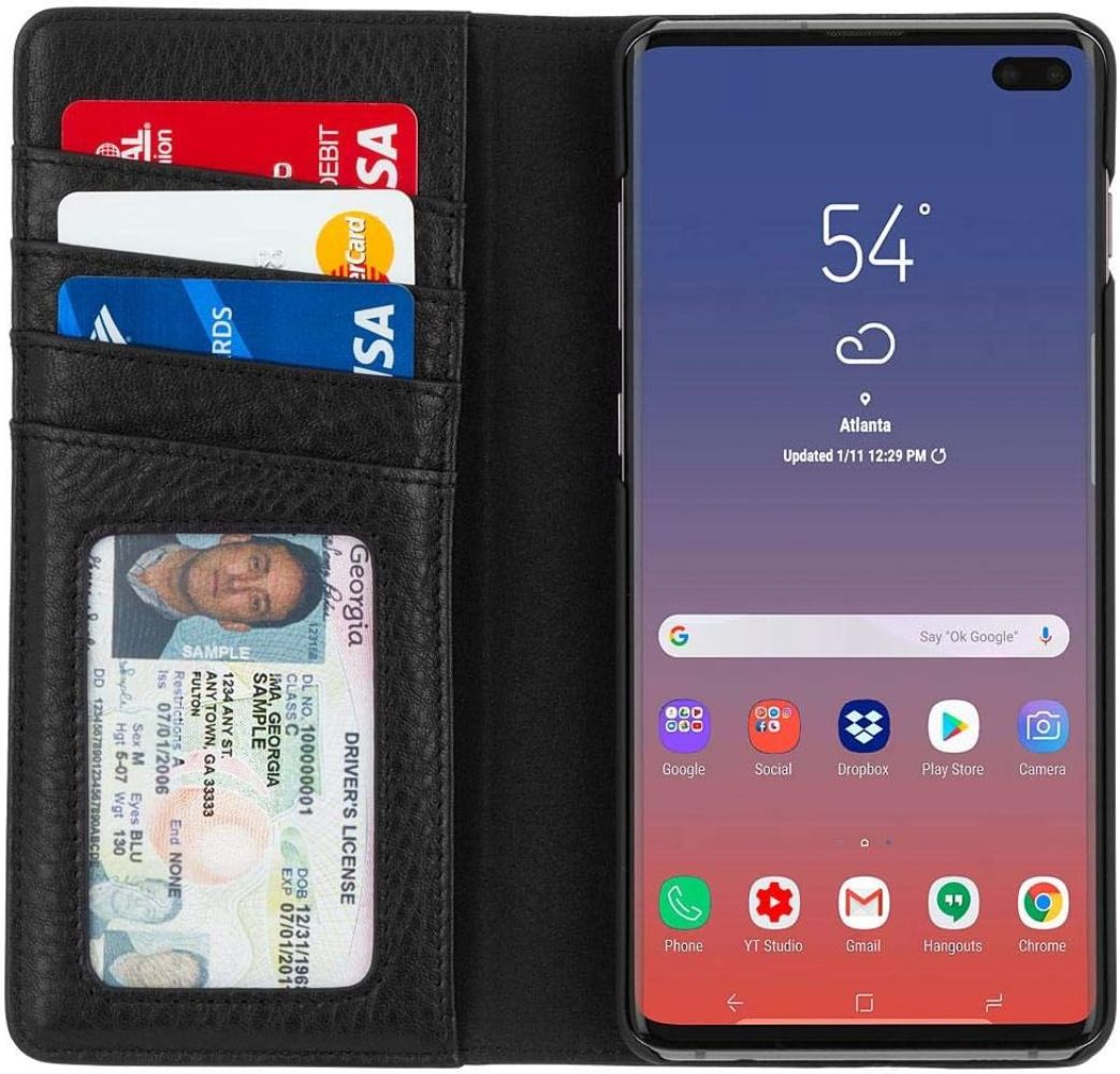 Case-Mate Wallet Folio Phone Case for Samsung Galaxy S10+ - Black by Case-Mate - Refurbished - Brand New condition - Image 5