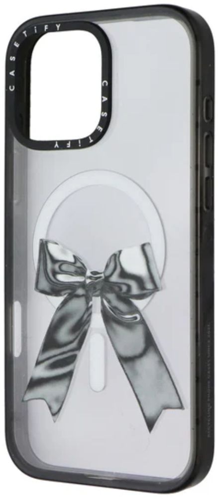 CASETiFY Impact Clear Phone Case with MagSafe for iPhone 16 Pro - Metallic Ribbon - Like New by CASETiFY - Refurbished - Like New condition - Image 2