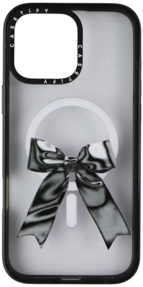 CASETiFY Impact Clear Phone Case with MagSafe for iPhone 16 Pro - Metallic Ribbon - Like New by CASETiFY - Refurbished - Like New condition - Image 3