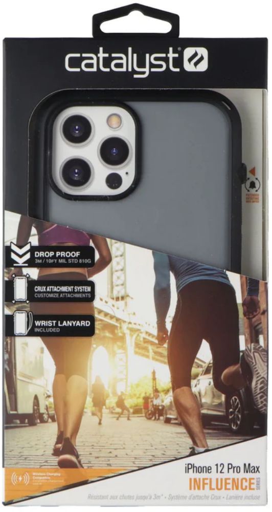 Catalyst Influence Phone Case for Apple iPhone 12 Pro Max - Stealth Black by Catalyst - Image 2