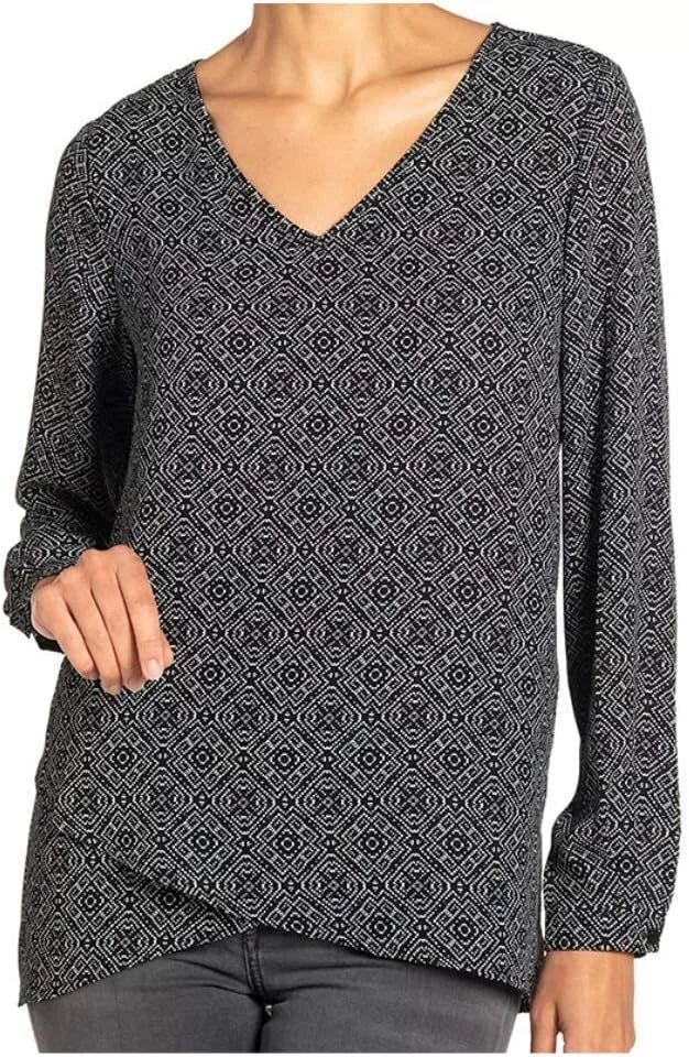 Chelsea & Theodore Women's Top Geo Print - S - Black/White by Chelsea & Theodore - Refurbished - Brand New condition - US$10.99