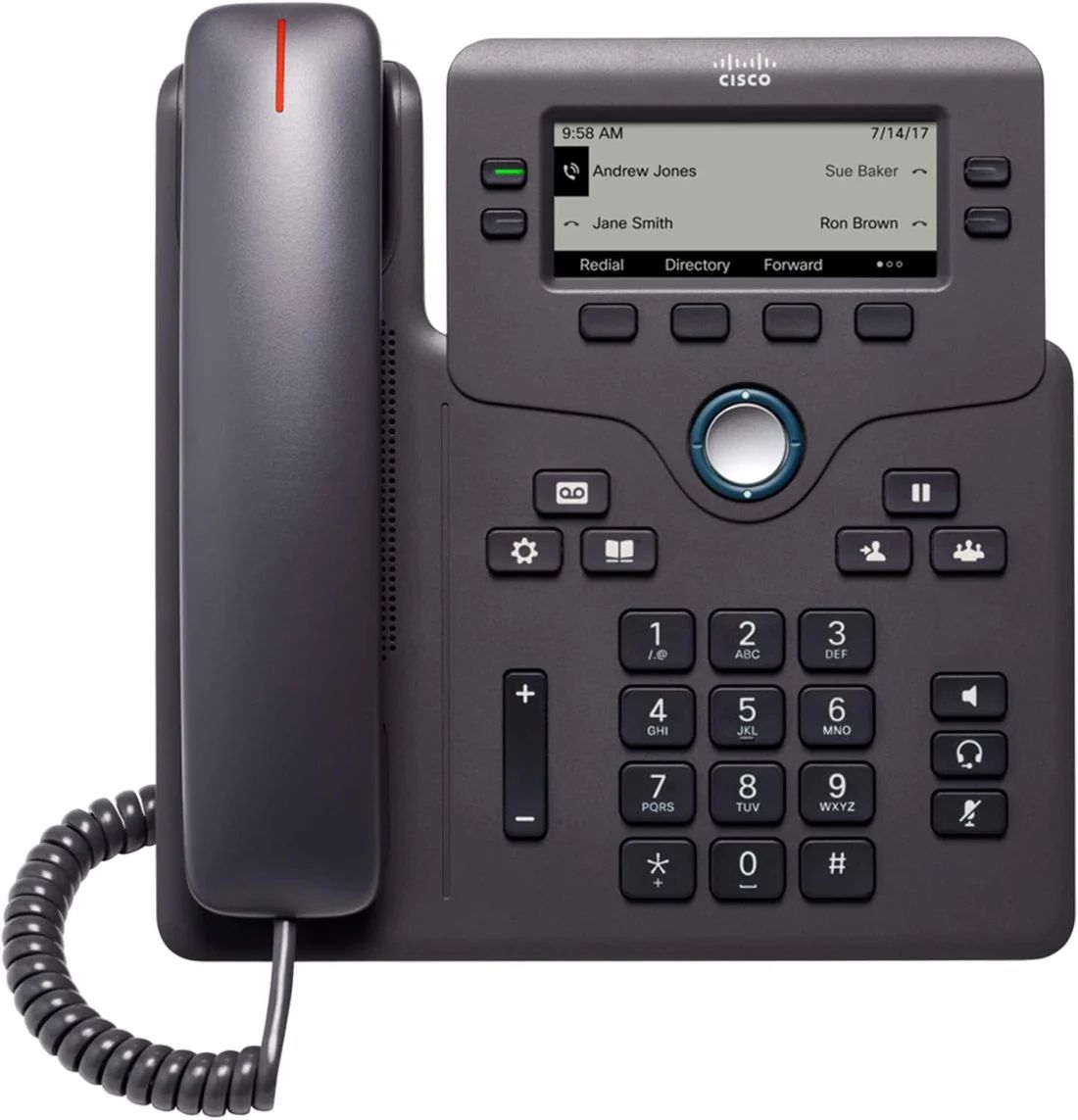 Cisco IP Desk Phone (CP-6841) - Black by Cisco - Refurbished - Premium condition - US$50.94