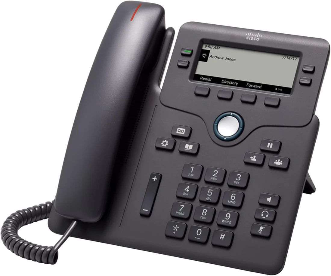 Cisco IP Desk Phone (CP-6841) - Black by Cisco - Image 2