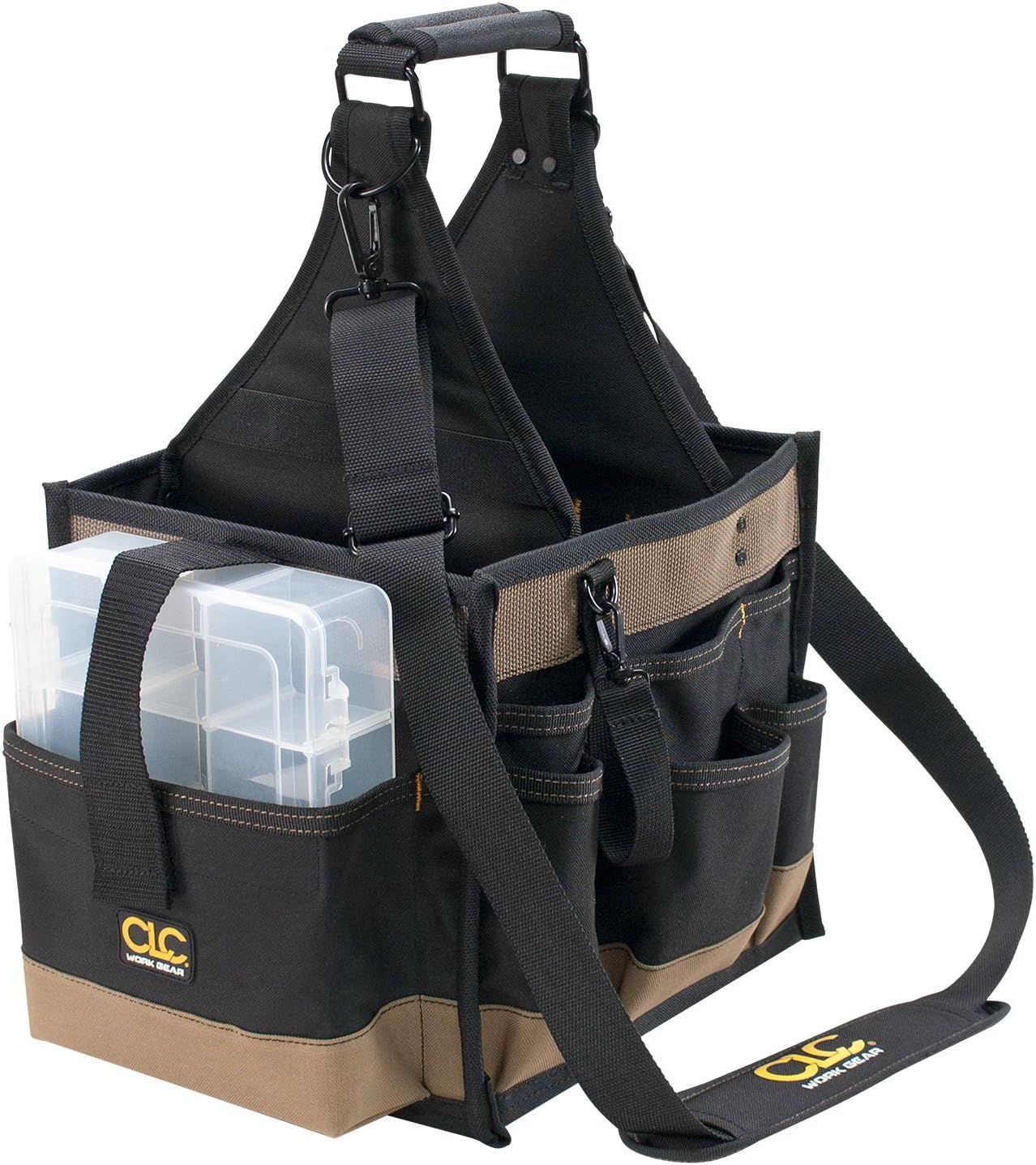 CLC Custom LeatherCraft 1528 Heavy Duty Electrical Tool Bag Carrier - Black by CLC - Image 3