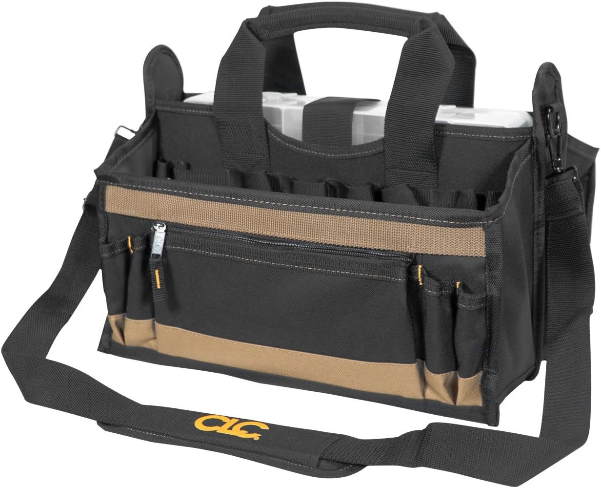 CLC Custom LeatherCraft 1529 16In. Center Tray Tool Bag - Brown by CLC - Refurbished - Like New condition - Image 3