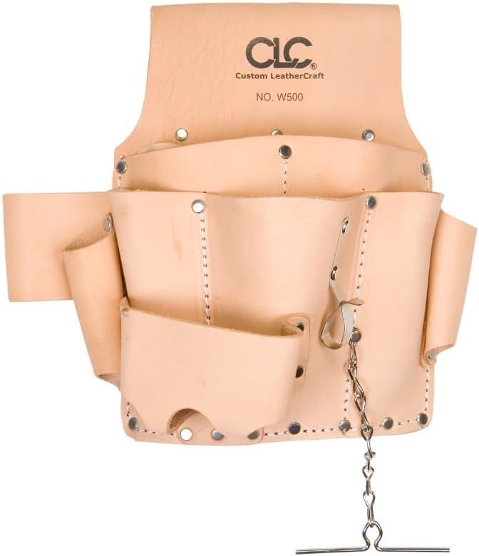 CLC Custom Leathercraft W500 Electrician's Tool Pouch - Tan by CLC - Refurbished - Premium condition - US$38.64