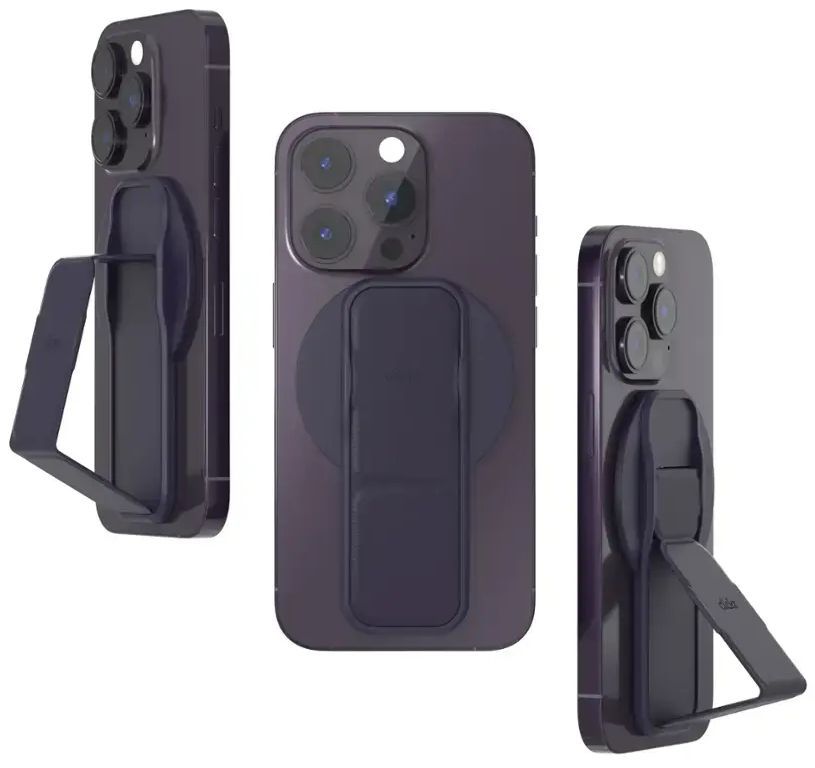 Clckr Compact MagSafe Phone Stand & Grip - Deep Purple by Clckr - Refurbished - Brand New condition - Image 3