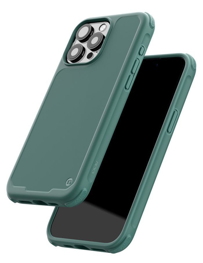 Clckr G-Form Protection Case for Apple iPhone 15 Pro - Carbon Green by Clckr - Image 3