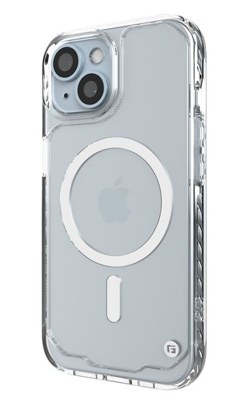 Clckr G-Form Protection Case with MagSafe for Apple iPhone 15 - Diamond Clear by Clckr - Refurbished - Brand New condition - US$14.48