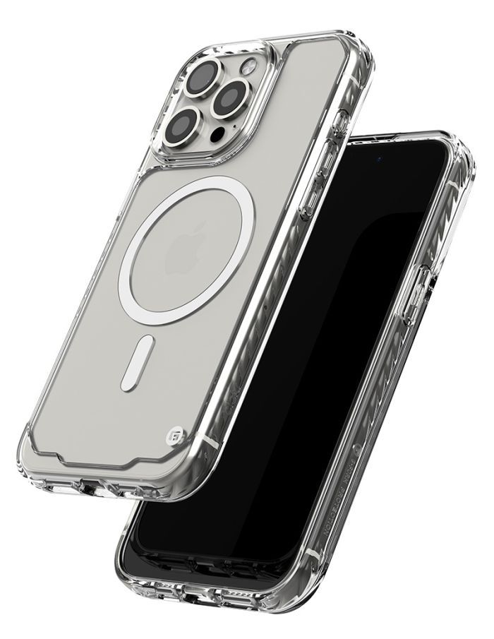 CLCKR G-Form Protection Phone Case with MagSafe for Apple iPhone 15 Pro - Diamond Clear by CLCKR - Refurbished - Premium condition - US$8.78
