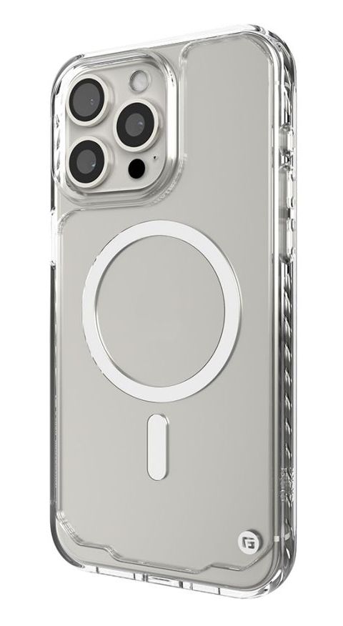 CLCKR G-Form Protection Phone Case with MagSafe for Apple iPhone 15 Pro - Diamond Clear by CLCKR - Refurbished - Like New condition - Image 3