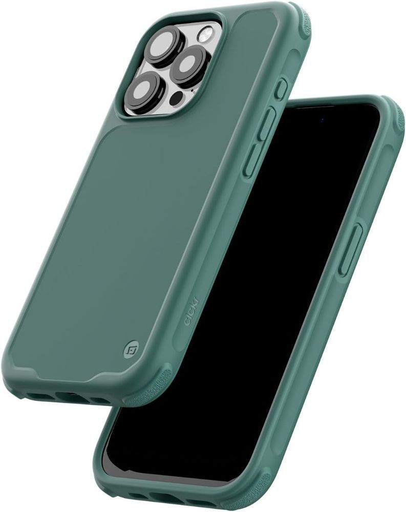 CLCKR G-Form Protection Phone Case with MagSafe for Apple iPhone 15 Pro - Carbon Green by CLCKR - Refurbished - Like New condition - US$10.08