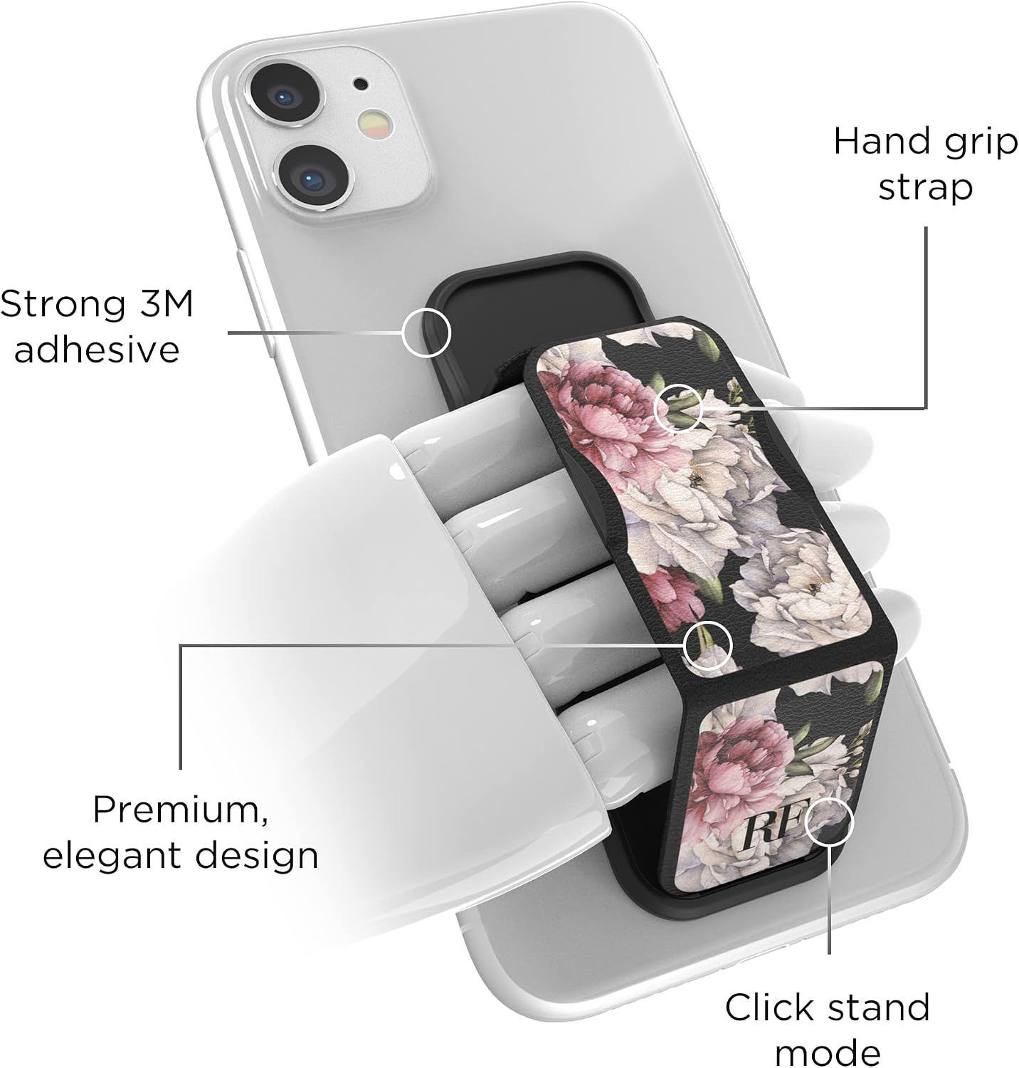 CLCKR RF RICHMOND & FINCH Stand & Grip Universal Phone Holder - Blossom by Clckr - Refurbished - Very Good condition - Image 4