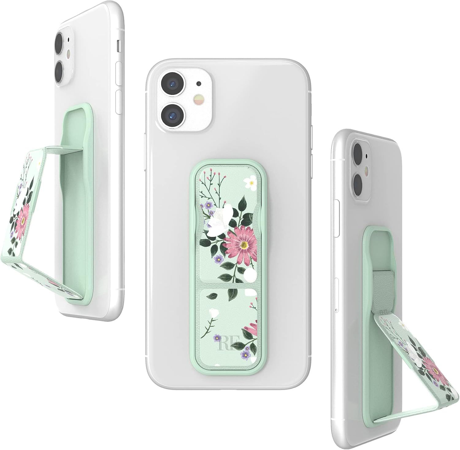 Clckr Richmond & Finch Stand & Grip - Sweet Mint Floral by Clckr - Refurbished - Brand New condition - US$20.98