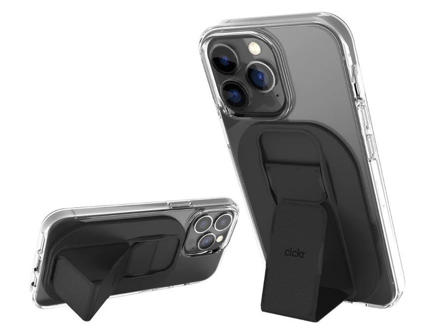 Clckr Stand & Grip For Magsafe Phone Grip - Black by Clckr - Refurbished - Good condition - US$11.98