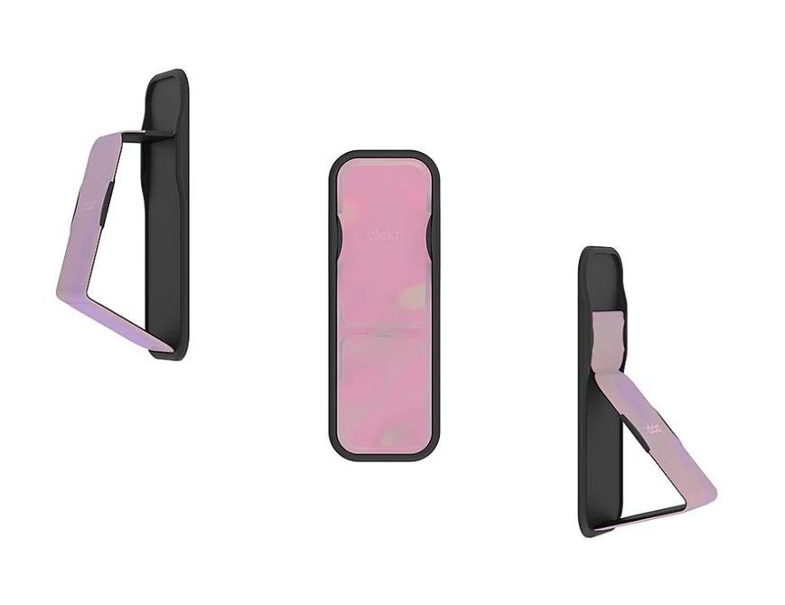 Clckr Stand & Grip Phone Grip - Holograph Pink by Clckr - Refurbished - Brand New condition - US$15.98