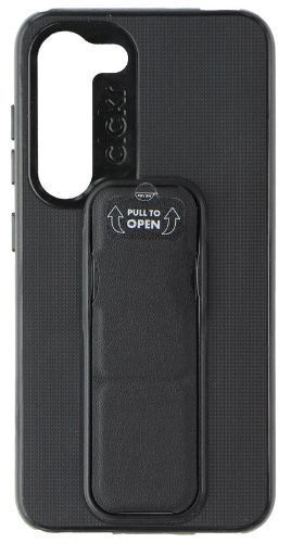 CLCKR Stand & Grip Series Phone Case for Galaxy S23 - Black by CLCKR - Refurbished - Very Good condition - US$8.73