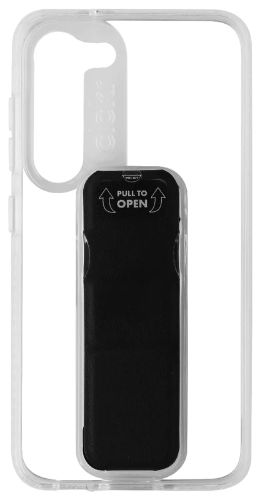 CLCKR Stand & Grip Series Phone Case for Galaxy S23 - Clear/Black by CLCKR - Refurbished - Brand New condition - US$8.78
