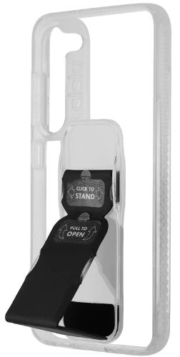 CLCKR Stand & Grip Series Phone Case for Galaxy S23 - Clear/Black by CLCKR - Image 3