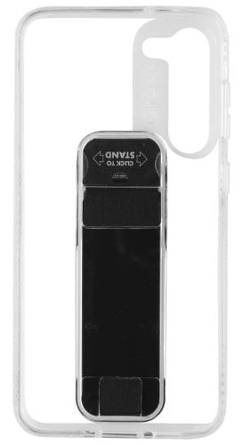 CLCKR Stand & Grip Series Phone Case for Galaxy S23+ - Clear/Black by CLCKR - Refurbished - Brand New condition - US$8.78